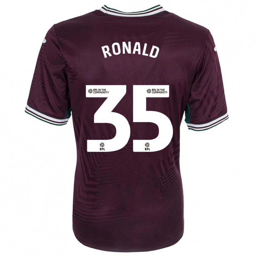 Danxen Damen Ronald #35 Rostrot Weiß Auswärtstrikot Trikot 2025/26 T-Shirt Schweiz