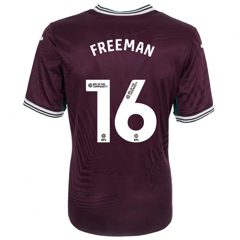 Danxen Damen Emily Freeman #16 Rostrot Weiß Auswärtstrikot Trikot 2025/26 T-Shirt Schweiz