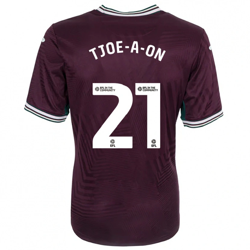 Danxen Damen Nathan Tjoe-A-On #21 Rostrot Weiß Auswärtstrikot Trikot 2025/26 T-Shirt Schweiz