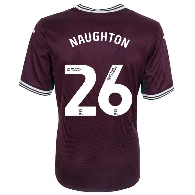 Danxen Damen Kyle Naughton #26 Rostrot Weiß Auswärtstrikot Trikot 2025/26 T-Shirt Schweiz