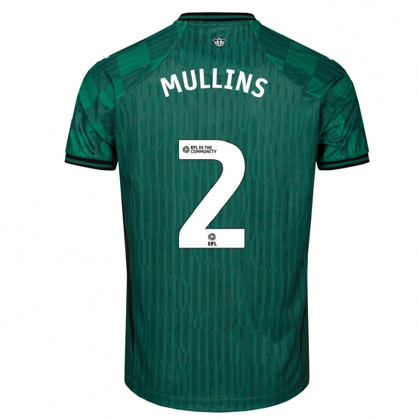 Danxen Damen Joshua Mullins #2 Grün Schwarz Auswärtstrikot Trikot 2025/26 T-Shirt Schweiz