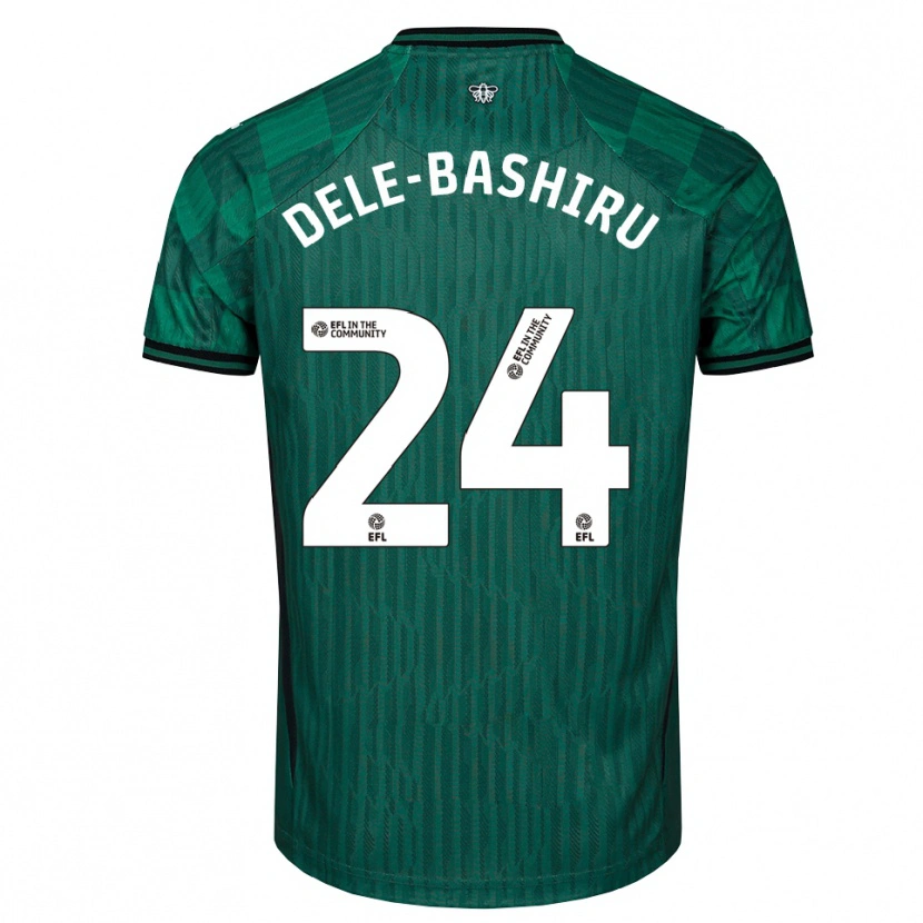 Danxen Damen Tom Dele-Bashiru #24 Grün Schwarz Auswärtstrikot Trikot 2025/26 T-Shirt Schweiz