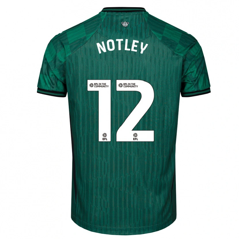 Danxen Damen Tyler Notley #12 Grün Schwarz Auswärtstrikot Trikot 2025/26 T-Shirt Schweiz