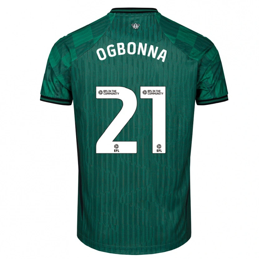 Danxen Damen Angelo Ogbonna #21 Grün Schwarz Auswärtstrikot Trikot 2025/26 T-Shirt Schweiz