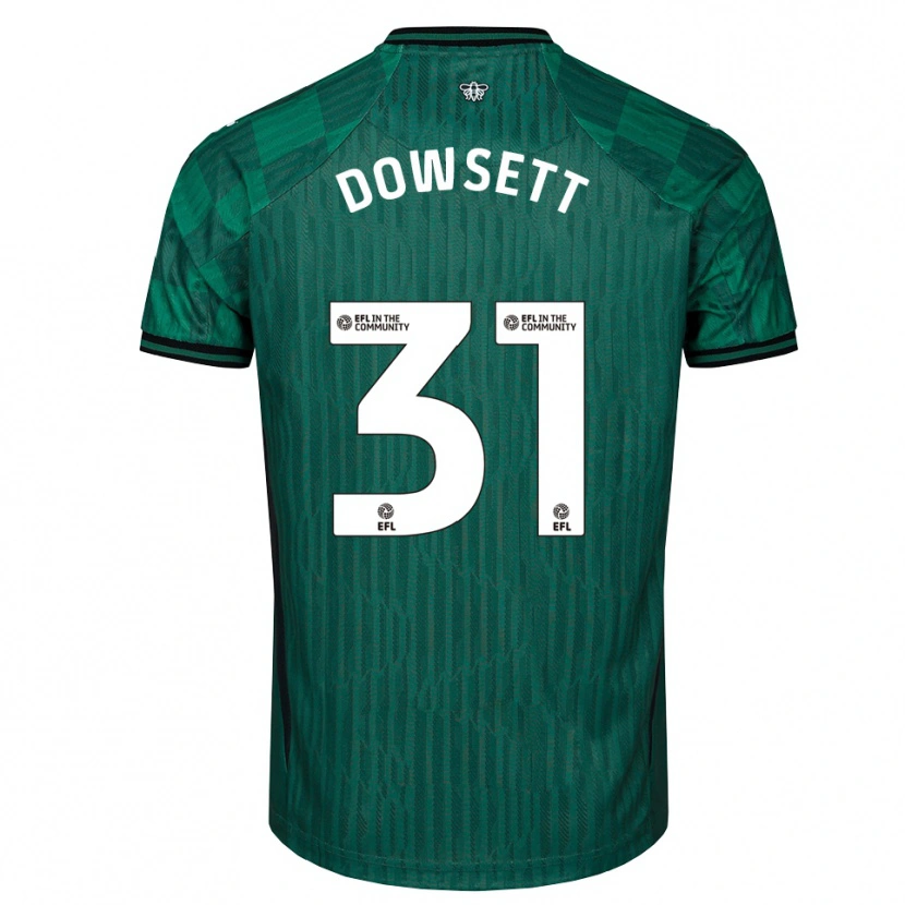 Danxen Damen Rebekah Dowsett #31 Grün Schwarz Auswärtstrikot Trikot 2025/26 T-Shirt Schweiz