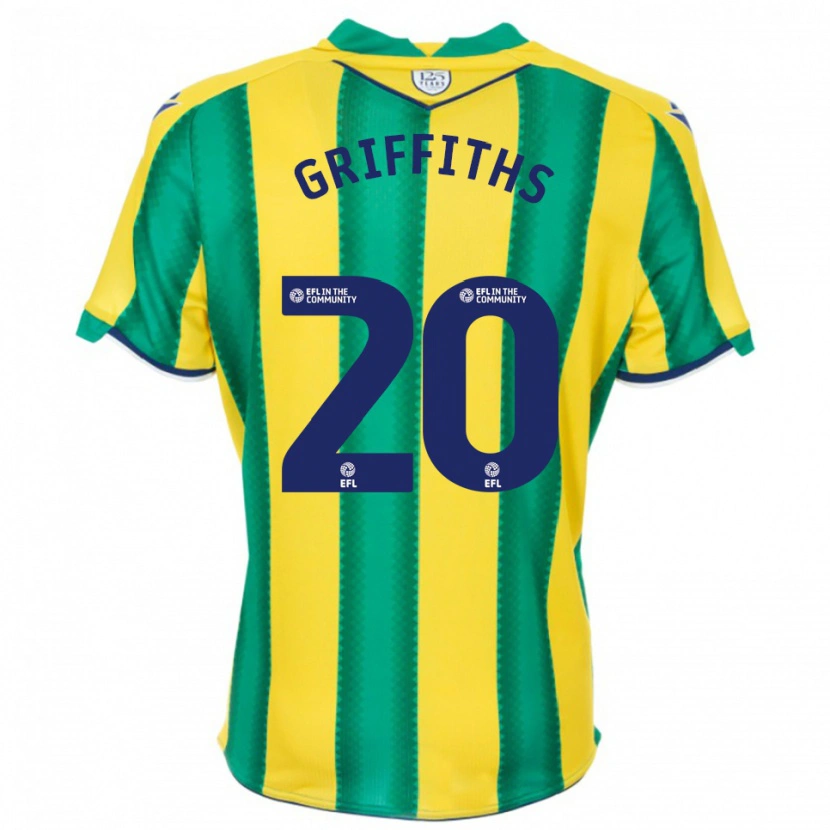 Danxen Damen Josh Griffiths #20 Gelb Grün Auswärtstrikot Trikot 2025/26 T-Shirt Schweiz