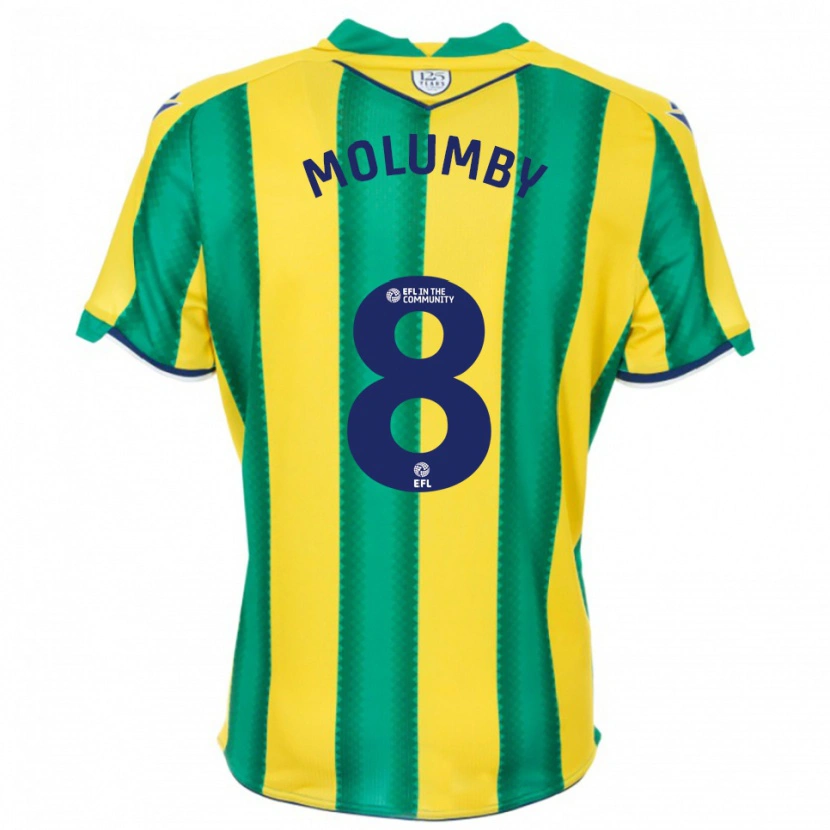 Danxen Damen Jayson Molumby #8 Gelb Grün Auswärtstrikot Trikot 2025/26 T-Shirt Schweiz