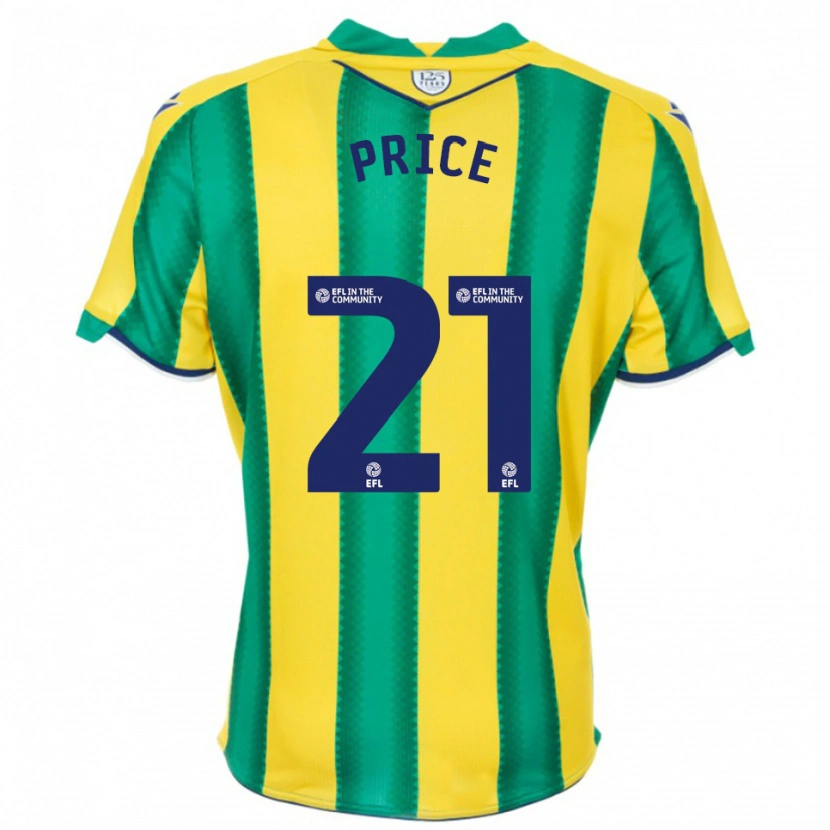 Danxen Damen Isaac Price #21 Gelb Grün Auswärtstrikot Trikot 2025/26 T-Shirt Schweiz