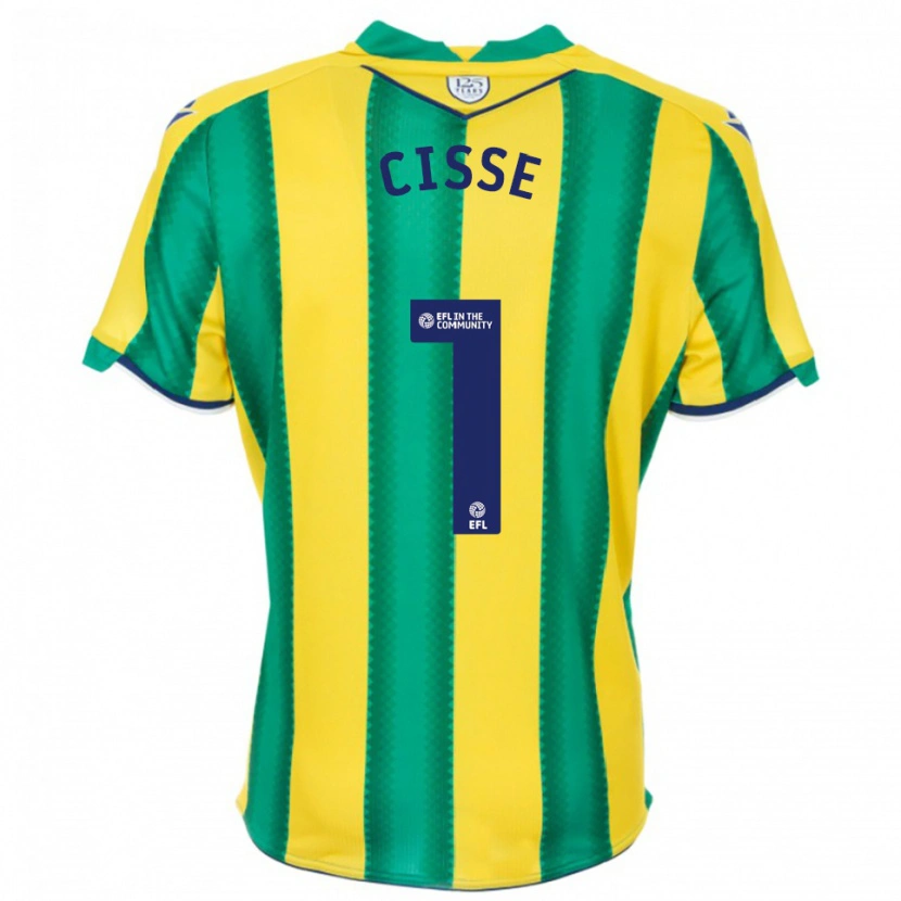 Danxen Damen Ben Cisse #1 Gelb Grün Auswärtstrikot Trikot 2025/26 T-Shirt Schweiz