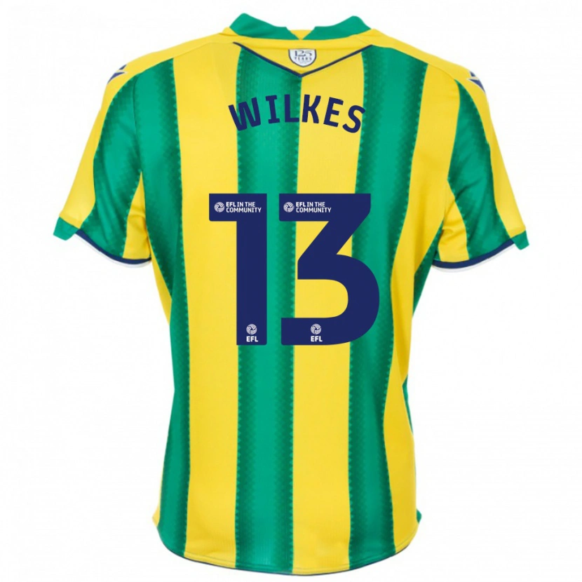 Danxen Damen Liam Wilkes #13 Gelb Grün Auswärtstrikot Trikot 2025/26 T-Shirt Schweiz