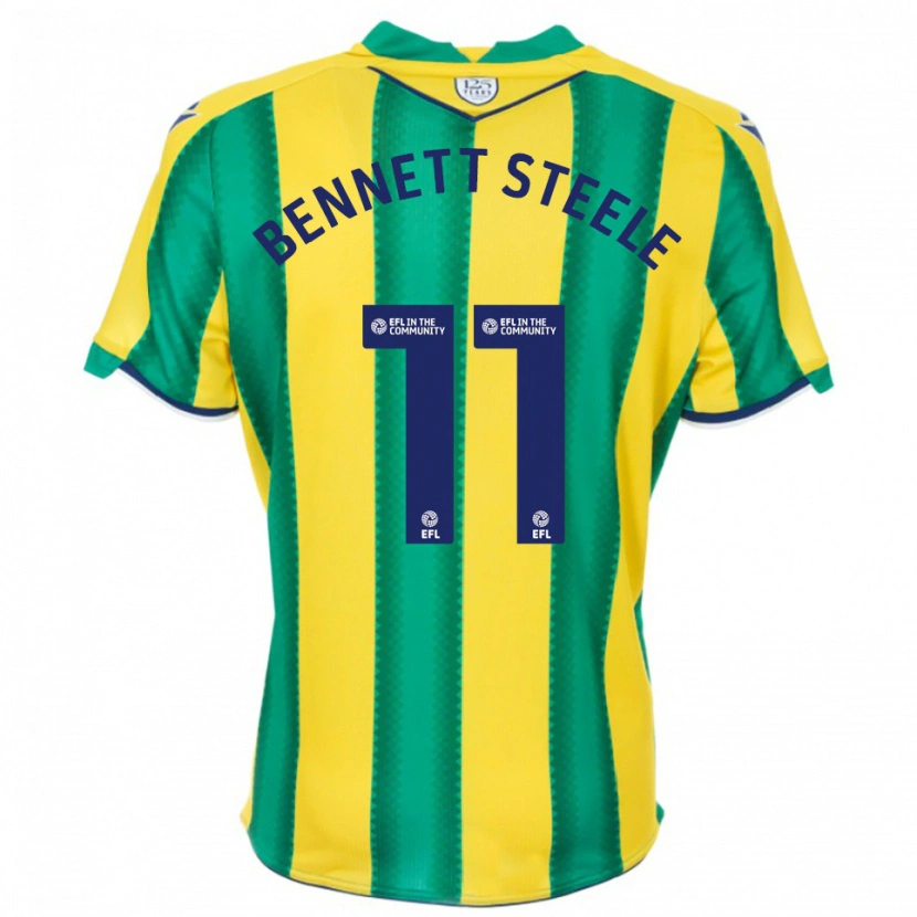 Danxen Damen Lizzie Bennett-Steele #11 Gelb Grün Auswärtstrikot Trikot 2025/26 T-Shirt Schweiz
