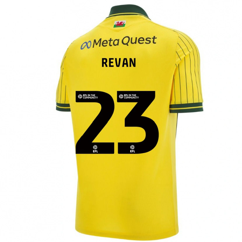 Danxen Damen Sebastian Revan #23 Gelb Grün Auswärtstrikot Trikot 2025/26 T-Shirt Schweiz