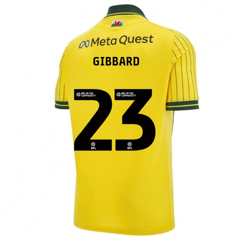 Danxen Damen Mari Gibbard #23 Gelb Grün Auswärtstrikot Trikot 2025/26 T-Shirt Schweiz