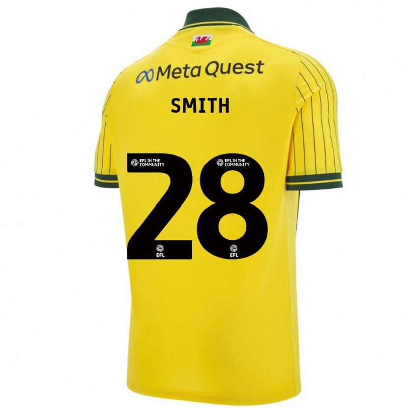 Danxen Damen Sam Smith #28 Gelb Grün Auswärtstrikot Trikot 2025/26 T-Shirt Schweiz