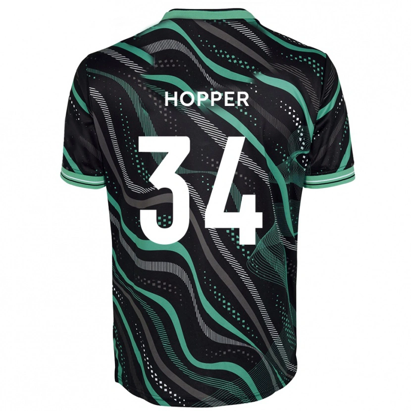 Danxen Damen Dan Hopper #34 Schwarz Grün Auswärtstrikot Trikot 2025/26 T-Shirt Schweiz