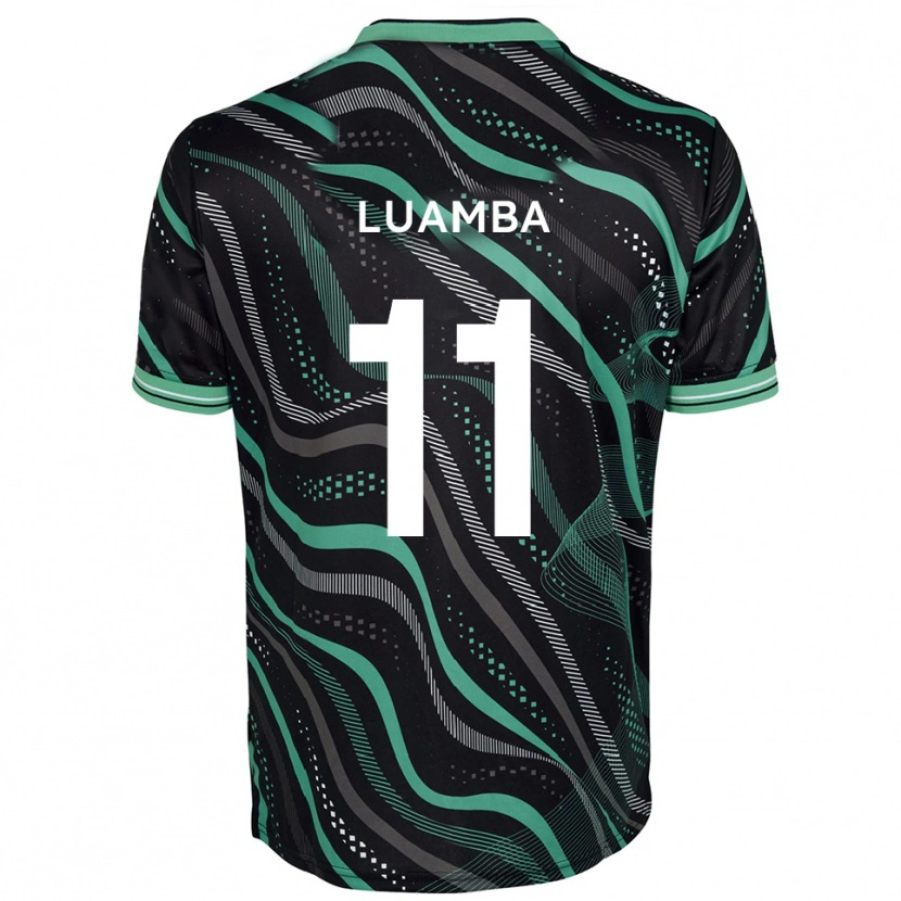 Danxen Damen Junior Luamba #11 Schwarz Grün Auswärtstrikot Trikot 2025/26 T-Shirt Schweiz