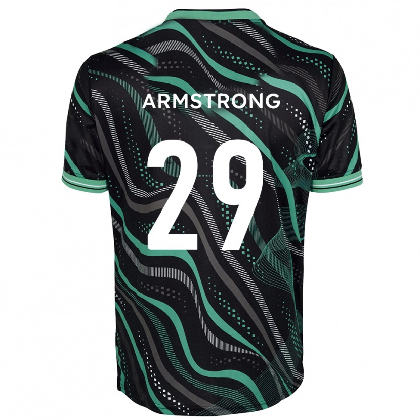 Danxen Damen Luke Armstrong #29 Schwarz Grün Auswärtstrikot Trikot 2025/26 T-Shirt Schweiz