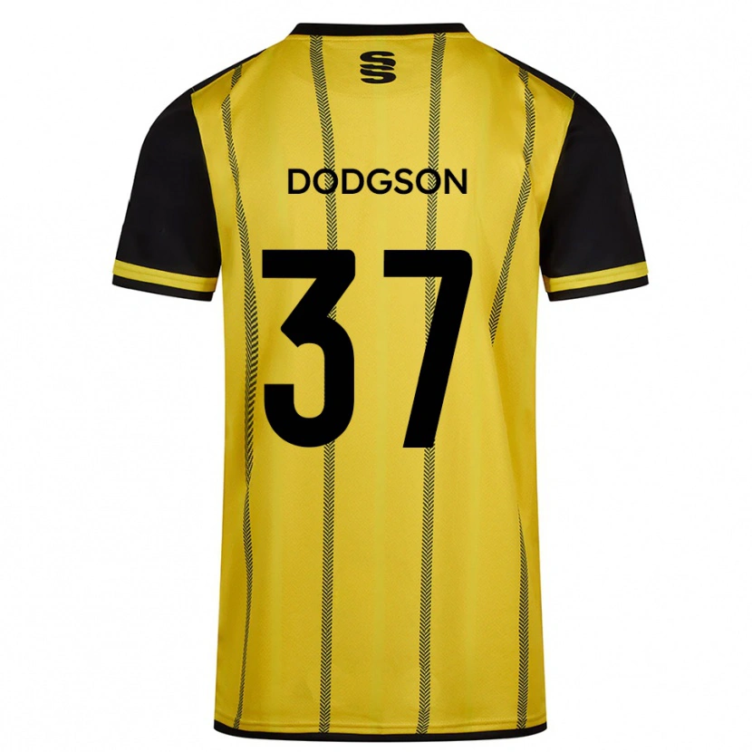 Danxen Damen Ewan Dodgson #37 Gelb Schwarz Auswärtstrikot Trikot 2025/26 T-Shirt Schweiz