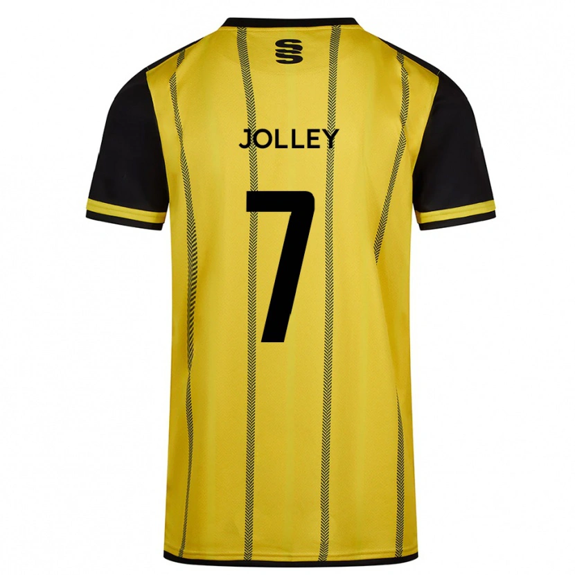 Danxen Damen Charlie Jolley #7 Gelb Schwarz Auswärtstrikot Trikot 2025/26 T-Shirt Schweiz