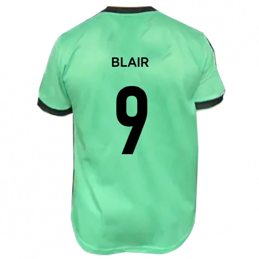 Danxen Damen Aaron Blair #9 Türkis Schwarz Auswärtstrikot Trikot 2025/26 T-Shirt Schweiz