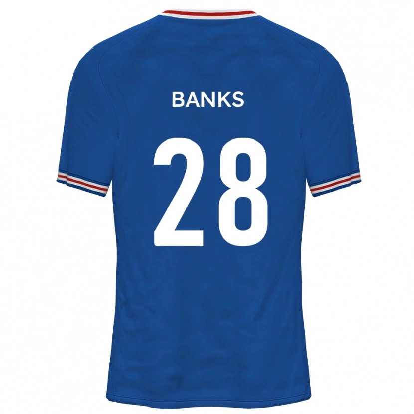 Danxen Damen Ollie Banks #28 Dodger Blau Auswärtstrikot Trikot 2025/26 T-Shirt Schweiz