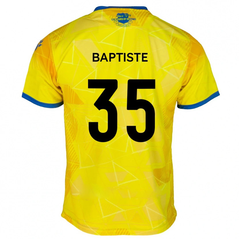 Danxen Damen Dante Baptiste #35 Gelb Blau Auswärtstrikot Trikot 2025/26 T-Shirt Schweiz