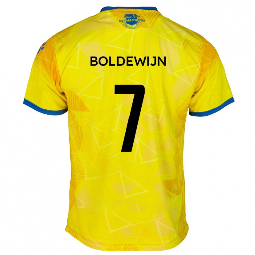 Danxen Damen Enzio Boldewijn #7 Gelb Blau Auswärtstrikot Trikot 2025/26 T-Shirt Schweiz