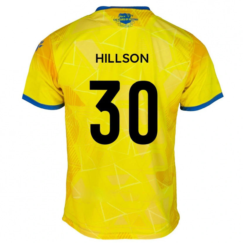 Danxen Damen James Hillson #30 Gelb Blau Auswärtstrikot Trikot 2025/26 T-Shirt Schweiz