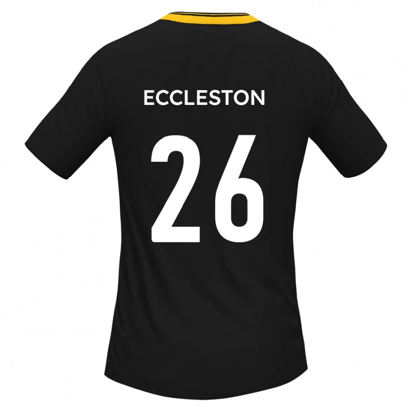 Danxen Damen Junior Eccleston #26 Schwarz Gelb Auswärtstrikot Trikot 2025/26 T-Shirt Schweiz