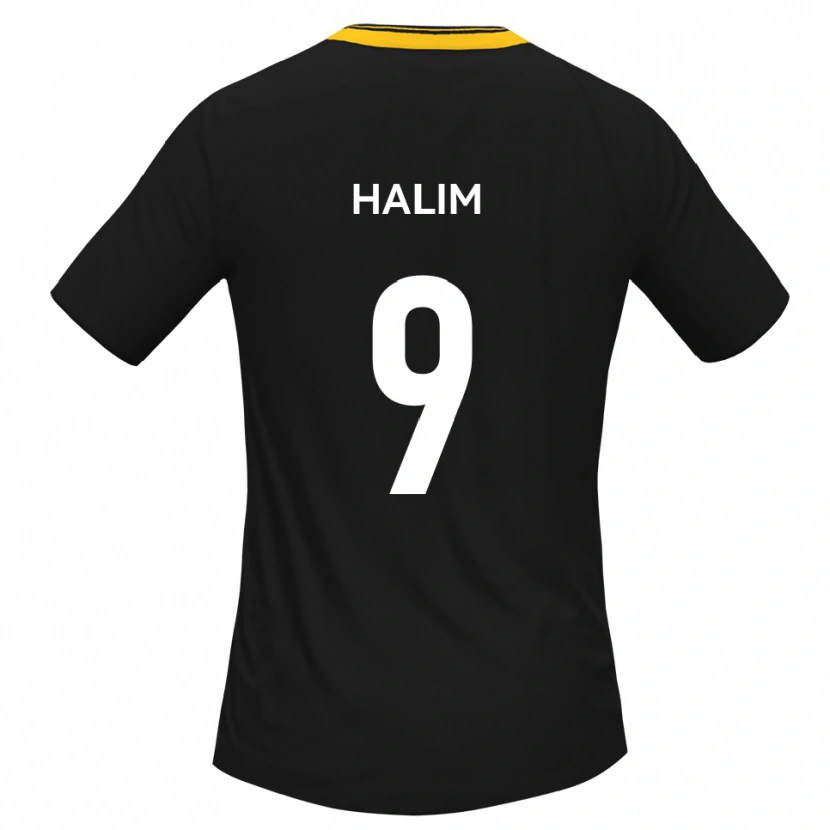 Danxen Damen Mehmet Halim #9 Schwarz Gelb Auswärtstrikot Trikot 2025/26 T-Shirt Schweiz