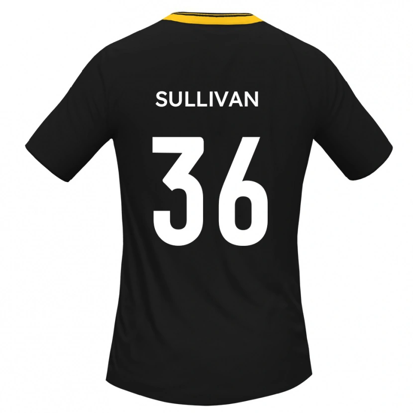 Danxen Damen Cameron Sullivan #36 Schwarz Gelb Auswärtstrikot Trikot 2025/26 T-Shirt Schweiz