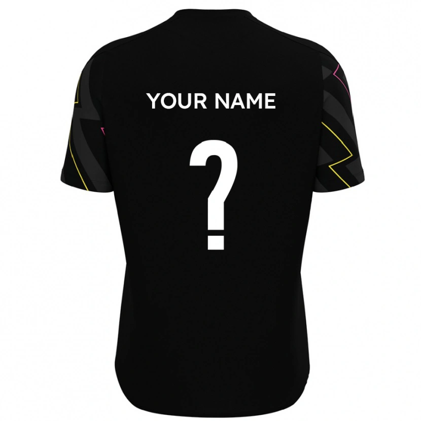 Danxen Damen Ihren Namen #0 Schwarz Grau Auswärtstrikot Trikot 2025/26 T-Shirt Schweiz