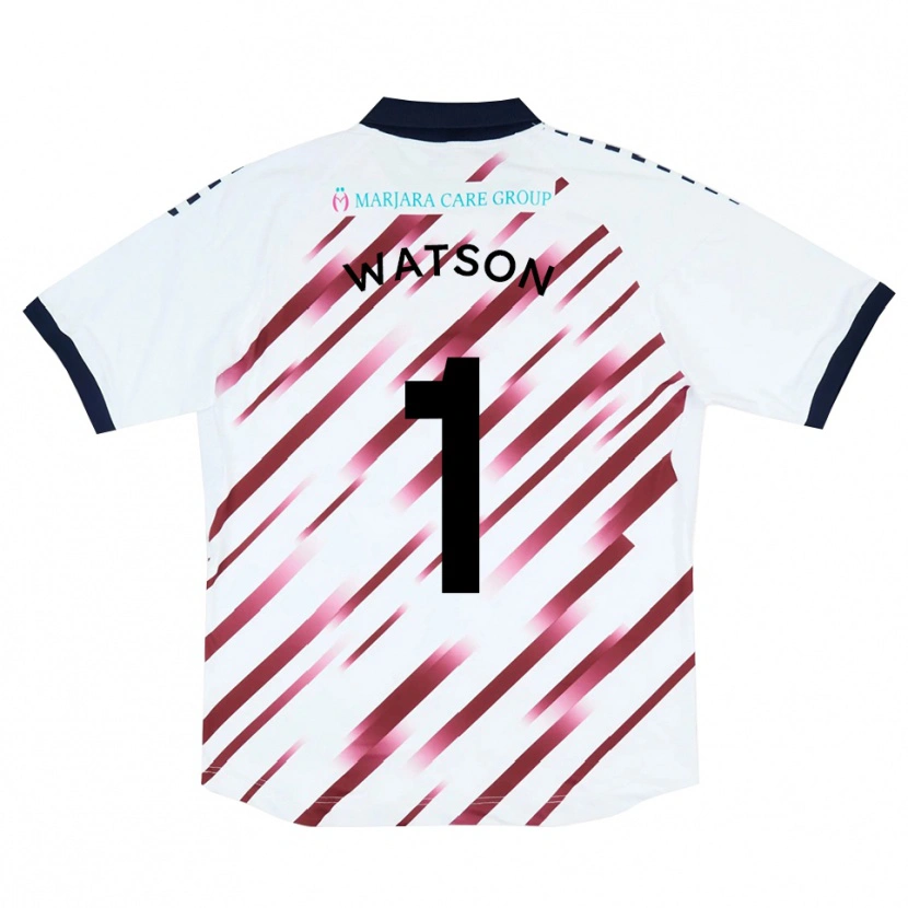 Danxen Damen Rory Watson #1 Weiß Rot Auswärtstrikot Trikot 2025/26 T-Shirt Schweiz