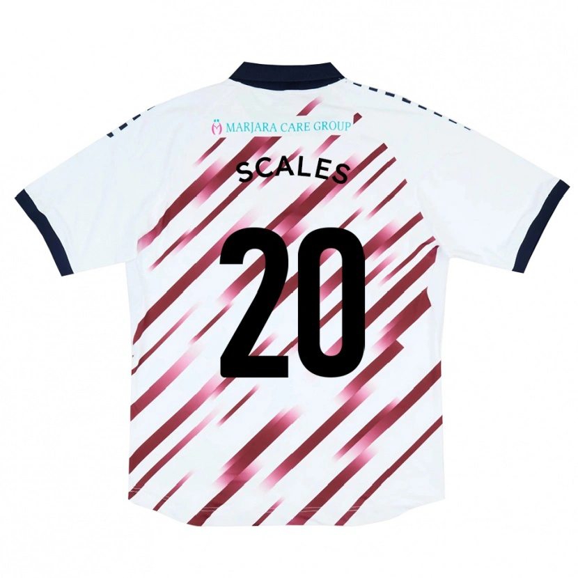 Danxen Damen Kian Scales #20 Weiß Rot Auswärtstrikot Trikot 2025/26 T-Shirt Schweiz