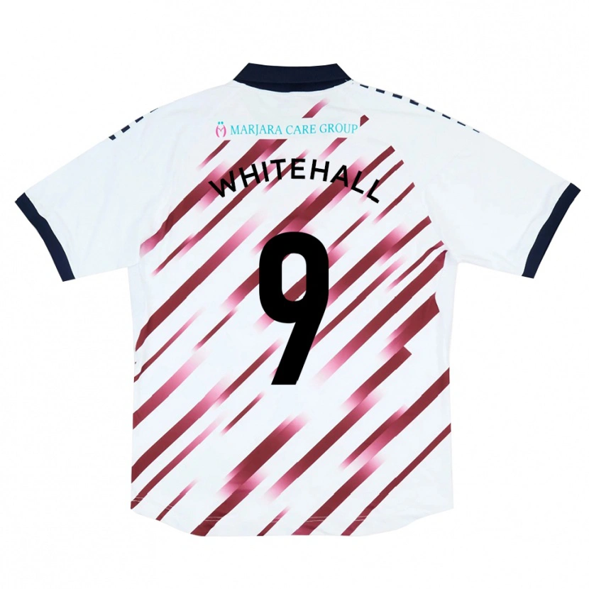 Danxen Damen Danny Whitehall #9 Weiß Rot Auswärtstrikot Trikot 2025/26 T-Shirt Schweiz