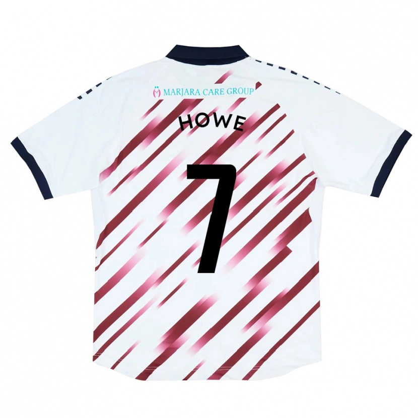 Danxen Damen Declan Howe #7 Weiß Rot Auswärtstrikot Trikot 2025/26 T-Shirt Schweiz