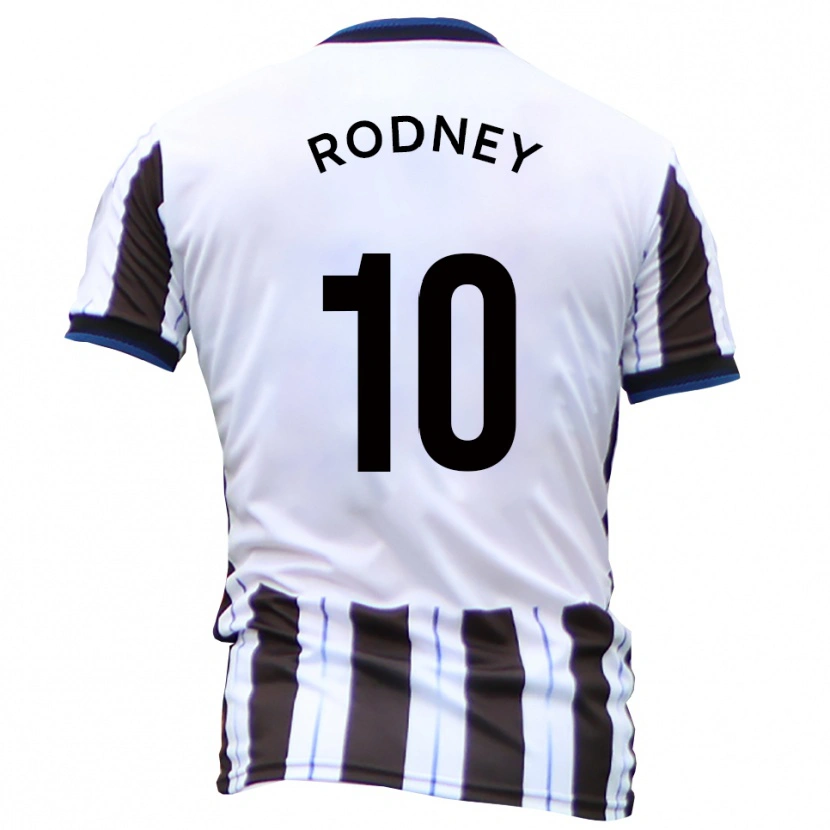 Danxen Damen Devante Rodney #10 Weiß Schwarz Auswärtstrikot Trikot 2025/26 T-Shirt Schweiz