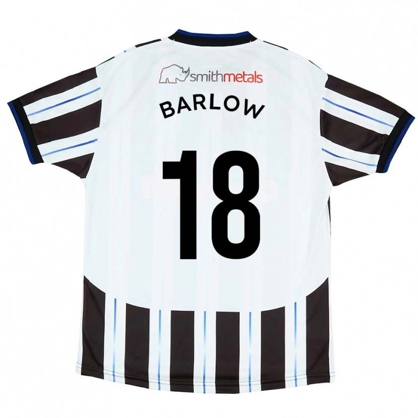 Danxen Damen Aidan Barlow #18 Weiß Schwarz Auswärtstrikot Trikot 2025/26 T-Shirt Schweiz