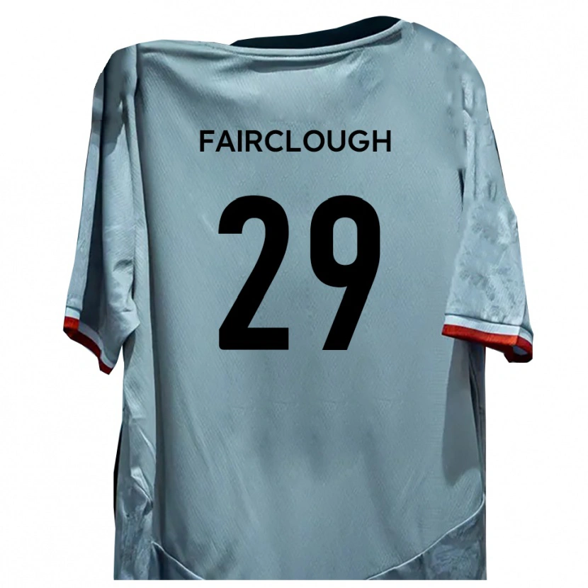 Danxen Damen Adam Fairclough #29 Weiß Schwarz Auswärtstrikot Trikot 2025/26 T-Shirt Schweiz