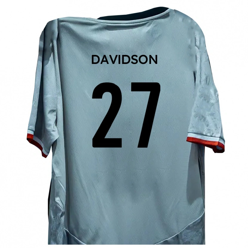 Danxen Damen Mani Davidson #27 Weiß Schwarz Auswärtstrikot Trikot 2025/26 T-Shirt Schweiz