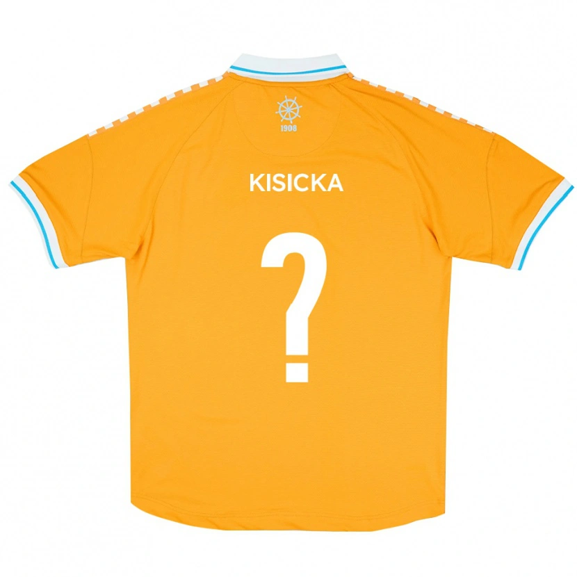 Danxen Damen Monika Kisicka #0 Gelb Blau Auswärtstrikot Trikot 2025/26 T-Shirt Schweiz