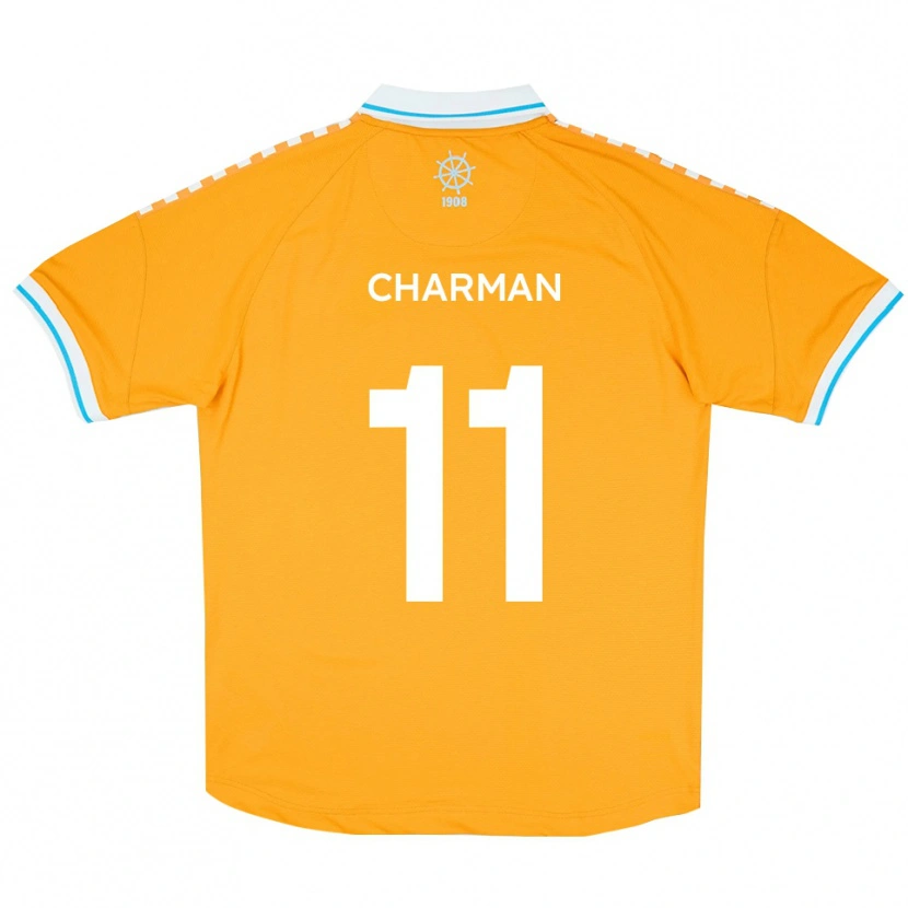 Danxen Damen Luke Charman #11 Gelb Blau Auswärtstrikot Trikot 2025/26 T-Shirt Schweiz