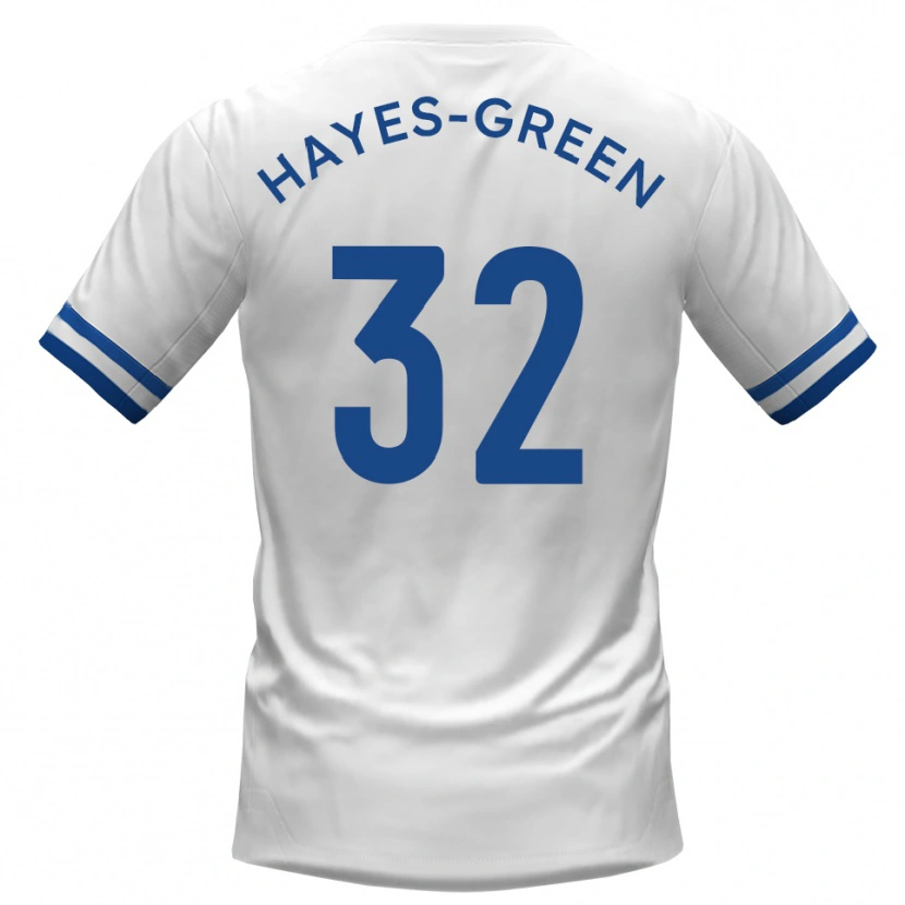 Danxen Damen Charlie Hayes-Green #32 Weiß Blau Auswärtstrikot Trikot 2025/26 T-Shirt Schweiz