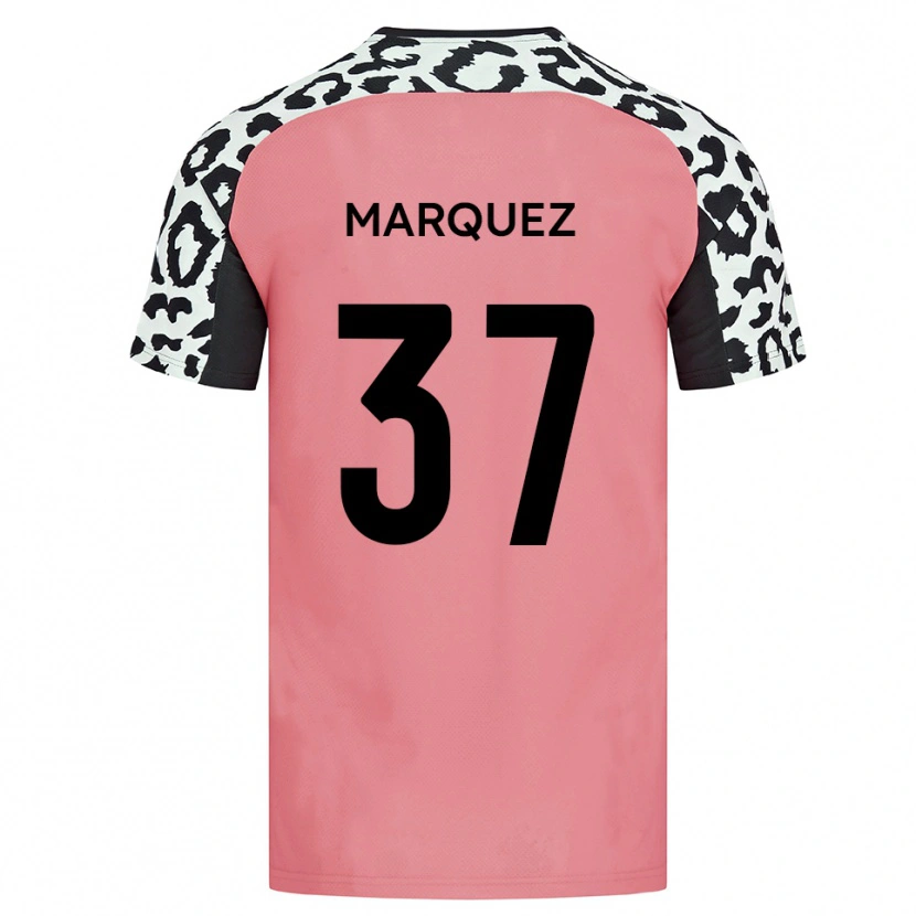 Danxen Damen Jose Marquez #37 Pink Schwarz Auswärtstrikot Trikot 2025/26 T-Shirt Schweiz