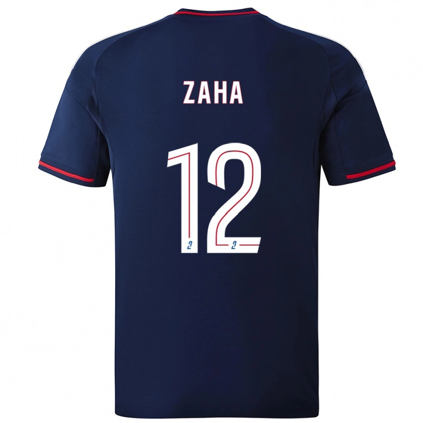Danxen Damen Wilfried Zaha #12 Marine Rot Auswärtstrikot Trikot 2025/26 T-Shirt Schweiz