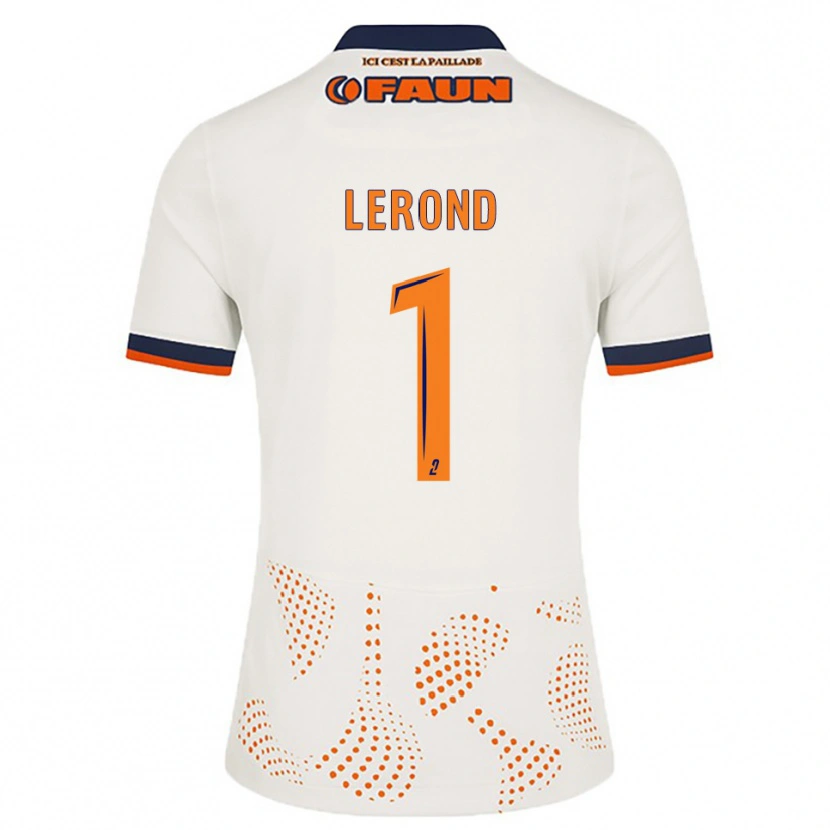 Danxen Damen Justine Lerond #1 Weiß Orange Auswärtstrikot Trikot 2025/26 T-Shirt Schweiz
