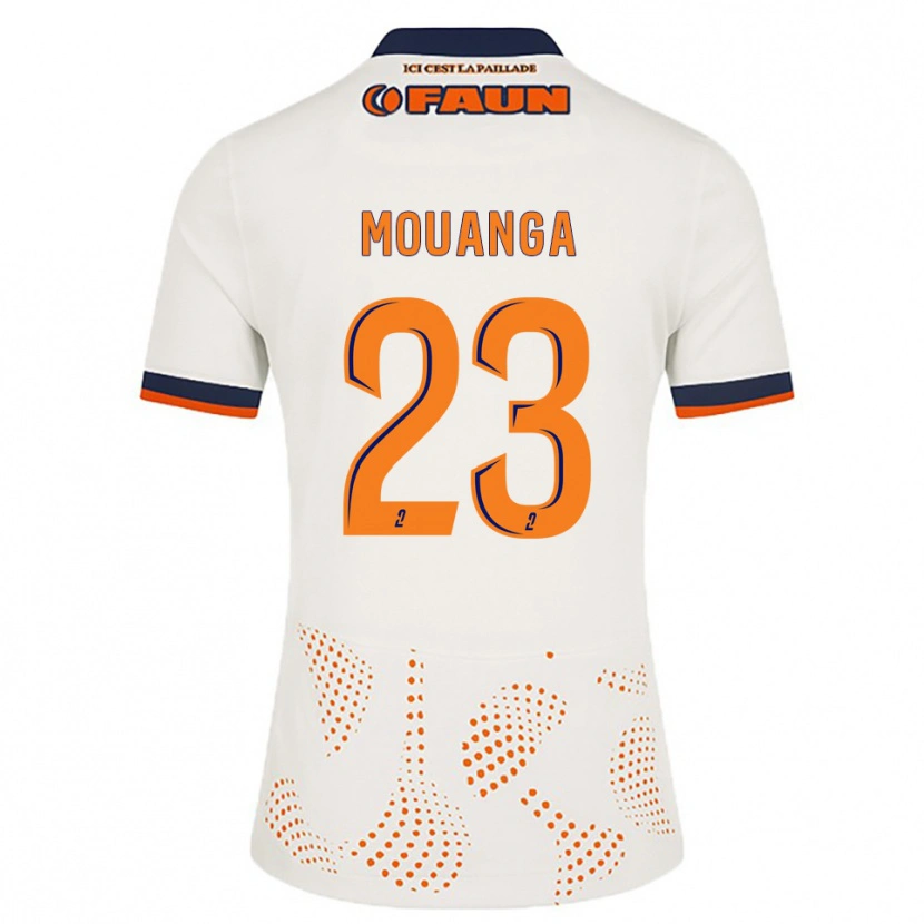 Danxen Damen Yaël Mouanga #23 Weiß Orange Auswärtstrikot Trikot 2025/26 T-Shirt Schweiz