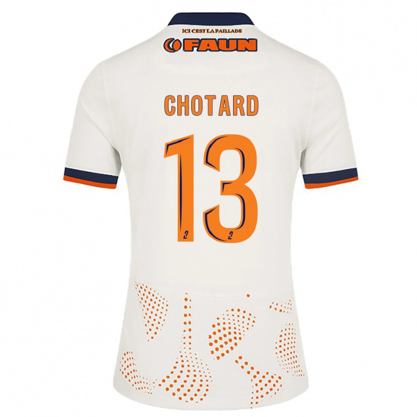 Danxen Damen Joris Chotard #13 Weiß Orange Auswärtstrikot Trikot 2025/26 T-Shirt Schweiz