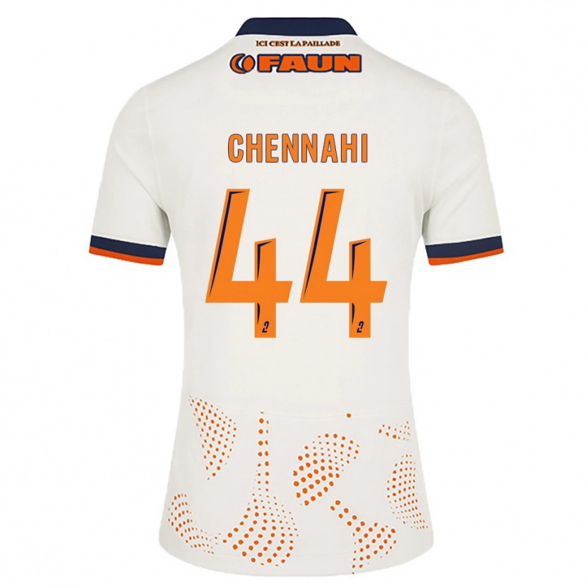 Danxen Damen Théo Chennahi #44 Weiß Orange Auswärtstrikot Trikot 2025/26 T-Shirt Schweiz