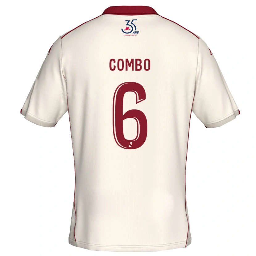 Danxen Damen Kylian Combo #6 Weiß Burgunder Auswärtstrikot Trikot 2025/26 T-Shirt Schweiz